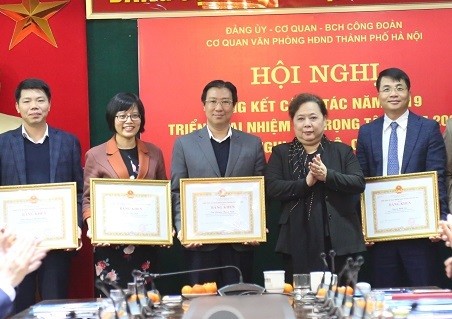 Tổng kết hoạt động của Đảng ủy, Văn phòng, Công đoàn cơ quan VP HĐND TP